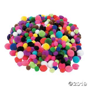 Tiny Pom-Poms (500 Piece(s))