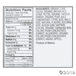 Yum Earth® Organic Fruit Sour Beans (50 Piece(s))