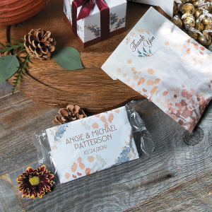 Personalized Sweet Fall Mini Popcorn Bags (Per Dozen)