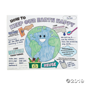 Color Your Own Earth Day Posters (30 Piece(s))