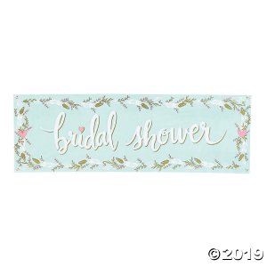Mint To Be Bridal Shower Plastic Banner (1 Piece(s))