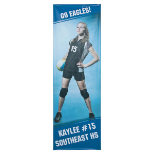 Large Personalized Team Spirit Vertical Photo Banner (1 Piece(s))