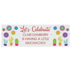 Personalized Fiesta Baby Shower Banner - Small (1 Piece(s))