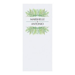 Personalized Spring Greenery Vinyl Backdrop (1 Piece(s))