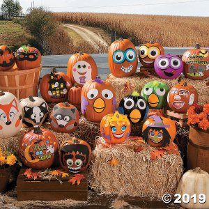 Pumpkin Decorating Craft Kit Assortment (Makes 48)