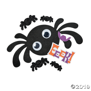 Goofy Spider Pumpkin Decorating Craft Kit (Makes 12)