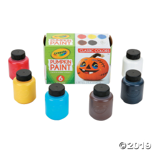 2 oz. Crayola® Classic Colors Acrylic Pumpkin Paint - Set of 6 (1 Set(s))