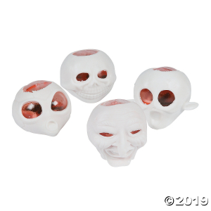 Squishy Heads with Worms (Per Dozen)