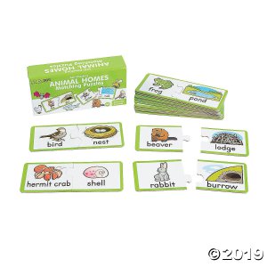 Animal Homes Puzzles (Makes 20)