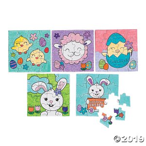 Color Your Own Easter Puzzles (50 Piece(s))