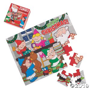 Santa Workshop Jumbo Floor Puzzle (1 Piece(s))