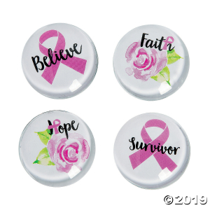 Pink Ribbon Magnets (Per Dozen)