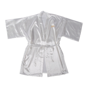 Personalized White Satin Robe (1 Piece(s))