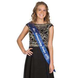 Personalized Blue Royalty Sash (1 Piece(s))