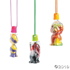 Safari Sand Art Bottle Necklaces (Makes 12)