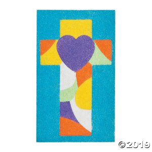 Sand Art Cross Picture Craft Kit (Makes 12)