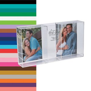 Personalized Song Of Solomon Sand Ceremony Shadow Box With Photo Frames (1 Piece(s))