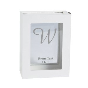 Personalized White Guest Book Shadow Box Frame (1 Piece(s))