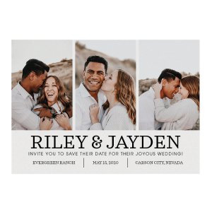 Custom Photo Classic Save the Date Cards (25 Piece(s))