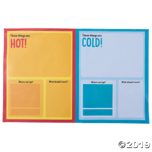 Hot vs. Cold Giant Sticker Scenes (Makes 12)