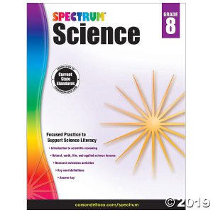 Spectrum® Science Workbook, Grade 8 (1 Piece(s))