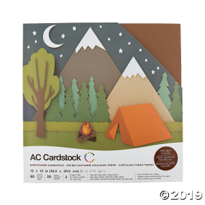 American Crafts Earthtones Cardstock Variety Pack (60 Sheet(s))