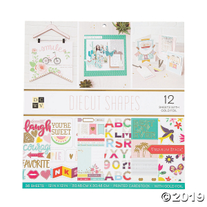 American Crafts Die Cuts with a View® Shapes Paper Stack (1 Unit(s))