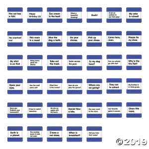 Type of Sentence Sorting Boxes (1 Set(s))