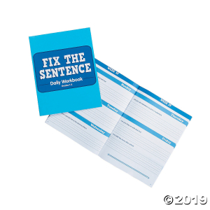 Fix the Sentence Daily Workbooks GR 1-2 (Per Dozen)