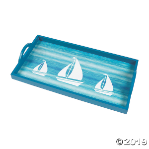 Coastal Seaside Serving Tray (1 Piece(s))