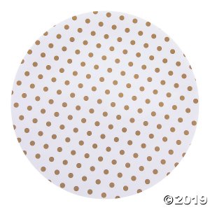 Large Gold Dot Serving Paper Liners (24 Piece(s))