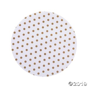 Medium Gold Dot Serving Paper Liners (24 Piece(s))