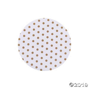 Small Gold Dot Serving Paper Liners (24 Piece(s))