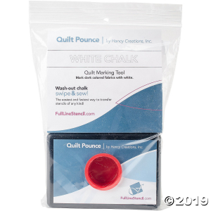 Hancy Quilt Pounce Pad with Chalk Powder-4oz White (1 Piece(s))