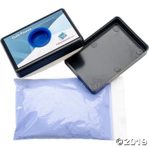 Quilt Pounce Pad W/Chalk Powder-4oz Blue (1 Piece(s))