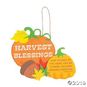 Harvest Blessings Sign Craft Kit (Makes 12)