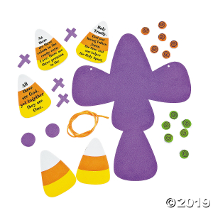 Candy Corn Trinity Cross Craft Kit (Makes 12)