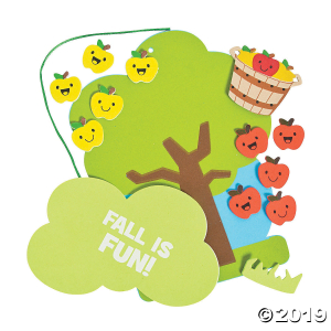 Fall Apple Tree Sign Craft Kit (Makes 12)