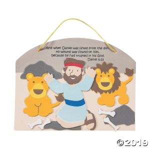 Daniel & the Lions' Den Sign Craft Kit (Makes 12)