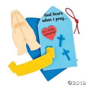 God Hears When I Pray Sign Craft Kit (Makes 12)