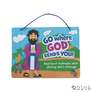 God Sends Paul Sign Craft Kit (Makes 12)