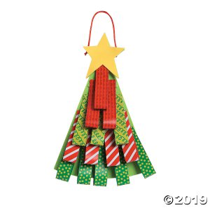 Loop Christmas Tree Sign Craft Kit (Makes 12)