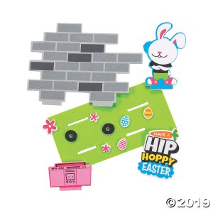 3D Hip Hop Bunny Stand-Up Craft Kit (Makes 12)