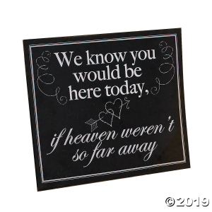 Memorial Wedding Sign (1 Piece(s))