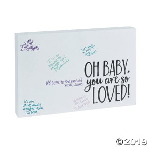 Baby Shower Guest Book Sign (1 Piece(s))