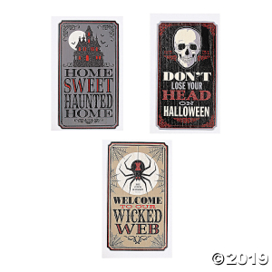 Gothic Signs Halloween Decorations (1 Set(s))