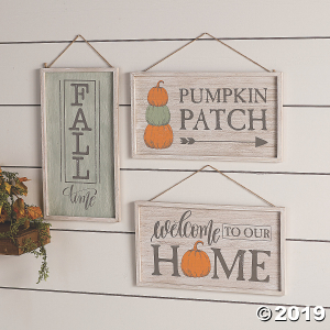 Farmhouse Fall Signs (1 Set(s))