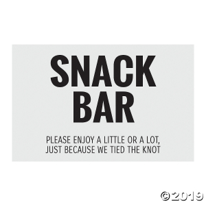 Snack Bar Sign (1 Piece(s))
