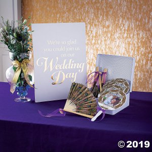 Gold Foil Wedding Day Sign (1 Piece(s))