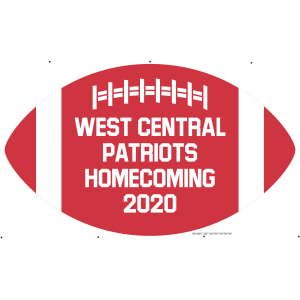 Personalized Football Arch Sign (1 Piece(s))